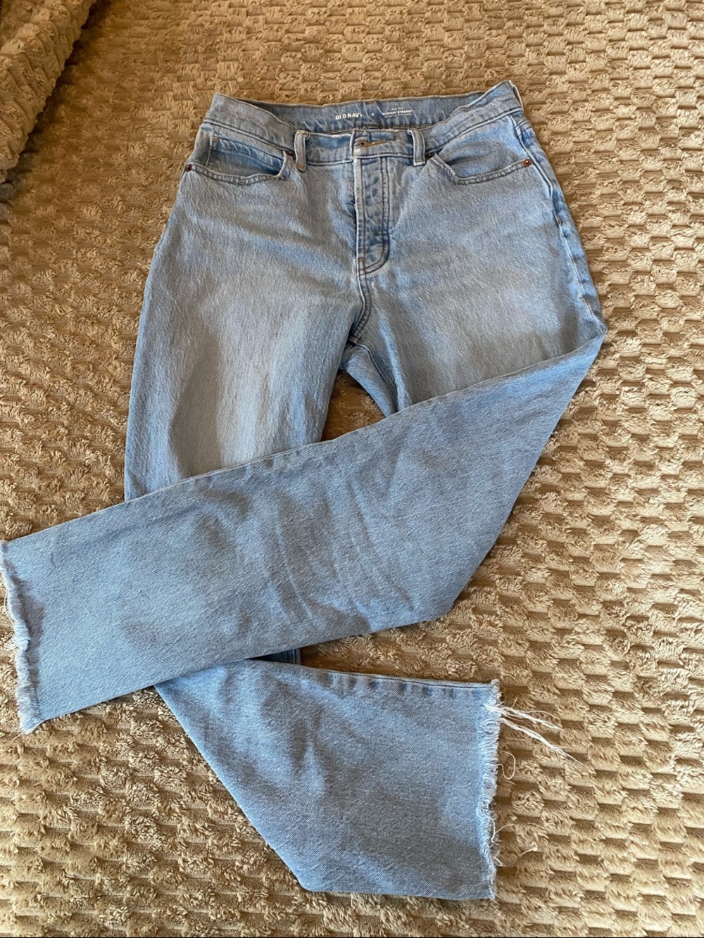 Old Navy Light Blue Straight Leg Jeans
